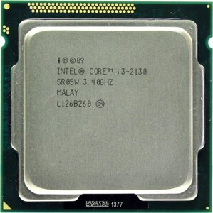 Процессор Intel Core i3-2130 3.4 GHz/ 2core/ SVGA HD Graphics 2000/ 0.5+3Mb/ 65W/ 5 GT/s LGA1155