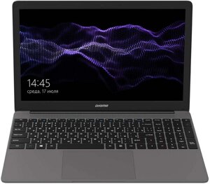 Ноутбук 15.6" DIGMA EVE 15 P417 [ES5063EW] IPS FullHD/Pen J3710/4/eMMC128/Intel HD Graphics 405/Win 10 Home темно-серый