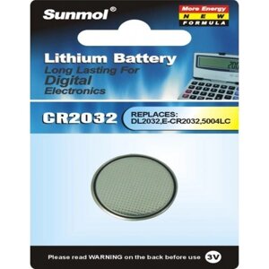 Батарейка Sunmol CR2032 Lithium