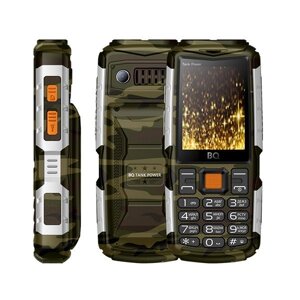 Мобильный телефон BQ BQ-2430 Tank Power (Camouflage/Silver)