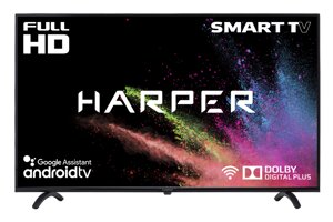 Телевизор Harper 43F720TS 43", Full HD, Smart TV, черный