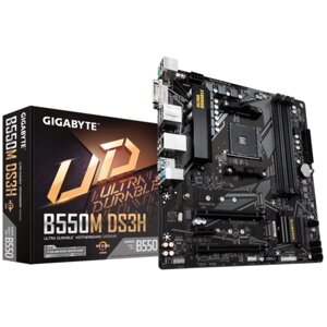 Материнская плата Gigabyte B550M DS3H***