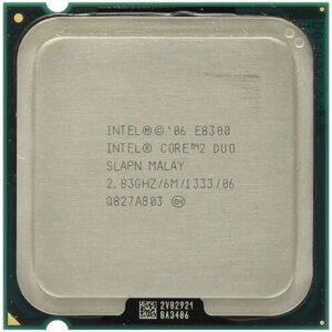 Процессор Intel Core 2 Duo E8300 2.83 GHz / 2core / 6Mb / 65W / 1333MHz LGA775