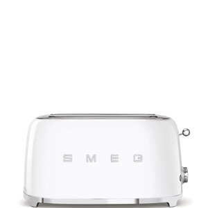 Тостер SMEG TSF02WHEU на 4 ломтика, белый