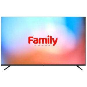 Телевизор LEFF 55U570T черный 3840x2160, 4K Ultra HD, 50 Гц, WIFI, SMART TV, Яндекс ТВ в Ростовской области от компании F-MART