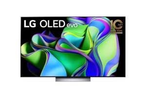 Телевизор LG OLED77C3RLA, OLED, Ultra HD, Smart TV, Wi-Fi, DVB-T2/C/S2, Bluetooth, MR NFC, 120Гц, 2.2ch 40 Вт, 4хHDMI,
