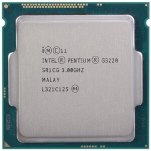 Процессор Intel Pentium G3220 3.0 GHz/ 2core/ SVGA HD Graphics/ 0.5+3Mb/ 54W/ 5 GT/s LGA1150