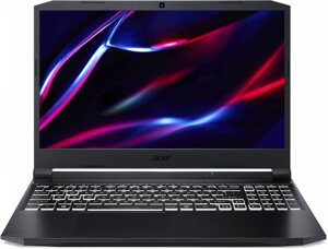 Ноутбук 15.6" ACER Nitro 5 AN515-45-R24V [NH. QBCER. 00F] IPS FullHD/Ryzen 5-5600H/8/SSD256Gb/NV GF RTX 3060 6Gb черный