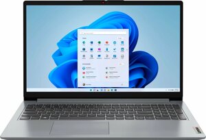 Ноутбук 15.6" IPS FHD LENOVO IdeaPad Slim 3 grey (Ryzen 5 7520U/16Gb/512Gb SSD/VGA int/noOS) (82XQ00BBRK) в Ростовской области от компании F-MART