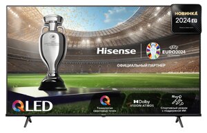 Телевизор Hisense 65E7NQ QLED черный 3840x2160, 4K Ultra HD, 60 Гц, Wi-Fi, Smart TV, VIDAA