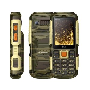 Мобильный телефон BQ BQ-2430 Tank Power (Camouflage/Gold)