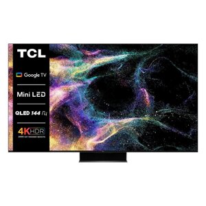 Телевизор TCL 75C845 QLED черный 3840x2160, 4K Ultra HD, 120 Гц, Wi-Fi, Smart TV, Google TV в Ростовской области от компании F-MART