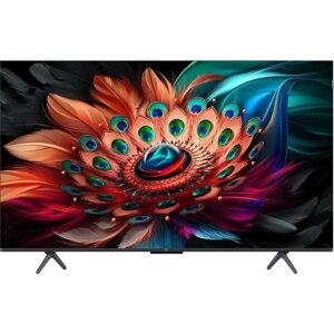 Телевизор TCL 50C655 черный QLED 3840x2160, 4K Ultra HD, 60 Гц, Wi-Fi, Smart TV, Google TV