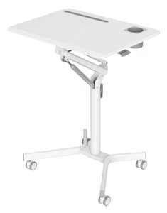 Стол для ноутбука Cactus CS-FDS101WWT столешница МДФ белый 70x52x105см