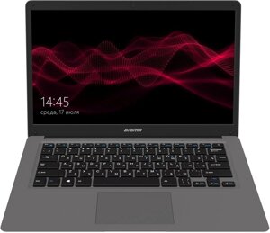 Ноутбук 14,1" DIGMA EVE 14 C414 [ES4060EW]IPS FHD/Cel N4020 4/eMMC64Gb/Intel UHD Graphics 600/Win10 Home темно-серый