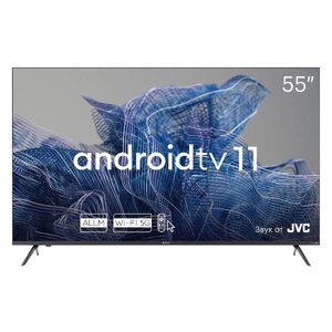 Телевизор KIVI 55U750NB 55", Smart, Google ATV, 4K UHD, черный