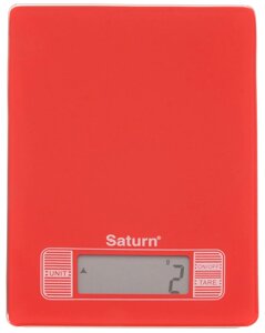 Весы кухонные Saturn ST-KS7235 red