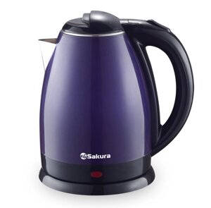 Чайник электрический Sakura SA-2138BP (1.8) фиолет+черн д