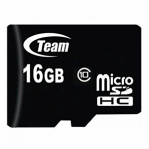 Карта памяти TEAM 16 GB microSDHC Class 10 TUSDH16GCL1002