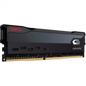 Модуль памяти DDR4 8 ГБ Geil EVO Orion Black (GOG48GB3200C16BSC***); 25600 MБ/с; 3200 МГц; радиаторы; RET