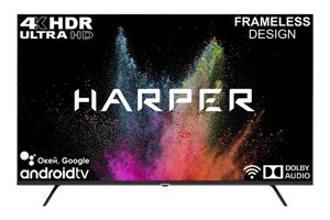 Телевизор Harper 55U770TS 55", 4K, Smart TV, черный в Ростовской области от компании F-MART