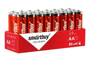 Батарейка Smartbuy LR6/4S AA (24/480) SBBA-2A24S