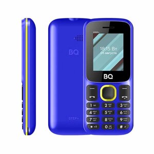 Мобильный телефон BQ BQ-1848 Step+ Blue/Yellow