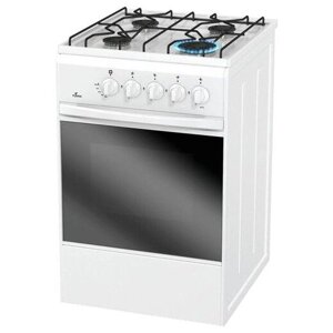 Плита газовая Flama RG 24027 W белый реш. эмаль