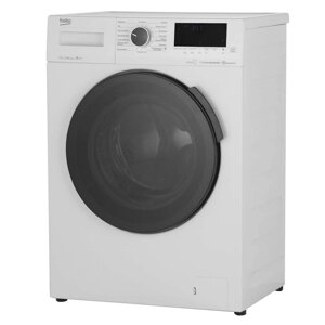 Стиральная машина BEKO WSPE7H616W белый/черный (7,5 кг, диспл, инвертор, пар)