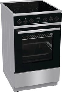 Плита электрическая GORENJE GEC5C61XPA нерж./черн.