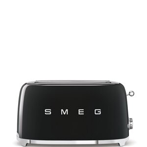 Тостер SMEG TSF02BLEU на 4 ломтика, черный