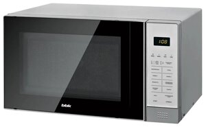 Микроволновая печь BBK 20MWG-736S/BS серебристый, 20 л., 700 Вт. электронное управление, гриль, дисплей