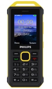 Мобильный телефон Philips E2317 Yellow Black