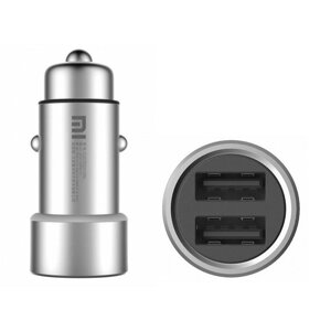 Автомобильное зарядное устройство Xiaomi Mi Car Charger Silver