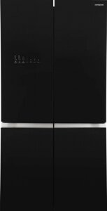 Холодильник Hitachi R-WB720VUC0 GBK 3-хкамерн. черное стекло