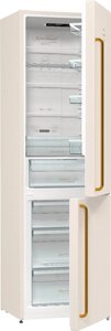 Холодильник Gorenje NRK6202CLI бежевый (двухкамерный)