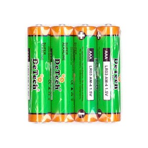 Батарейка DeTech DT AAA LR03 SUPER ALKALINE в Ростовской области от компании F-MART