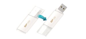 Флешка Silicon Power 16GB Blaze B06 White (SP016GBUF3B06V1W) в Ростовской области от компании F-MART