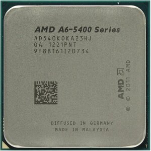 Процессор AMD A6-5400K (AD540KO) 3.6 GHz / 2core / SVGA RADEON HD 7540D / 1 Mb / 65W / 5 GT / s Socket FM2
