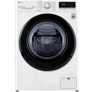 Стиральная машина LG F2V3HS6W белый/черный (7 кг, пар, дозагрузка)