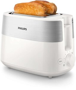 Тостер PHILIPS HD2515/00 Белый+метал