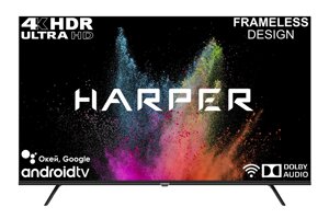 Телевизор Harper 65U770TS 65", 4K, Smart TV, черный