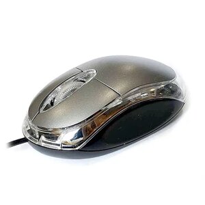 Мышь DeTech DE-3006 Shiny Grey