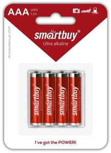 Батарейка Smartbuy LR03/4B AAA (48/480) в Ростовской области от компании F-MART