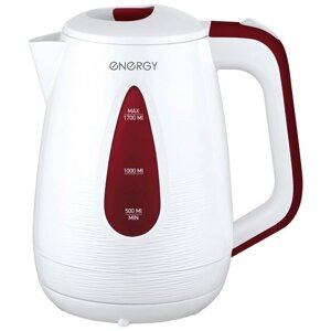 Чайник электрический Energy E-214 бело-бордовый
