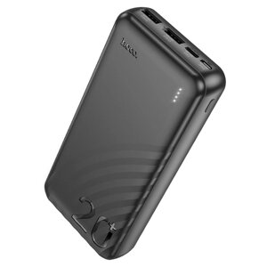 Универсальная мобильная батарея Hoco J123A Element 20000mAh 2A 2xUSB-A черный