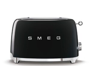 Тостер SMEG TSF01BLEU на 2 ломтика, черный