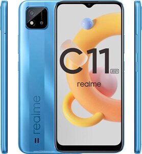 Смартфон Realme C11 2021 (RMX3231) 4Gb/64Gb Lake Blue