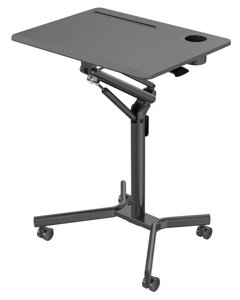 Стол для ноутбука Cactus CS-FDS101BBK столешница МДФ черный 70x52x105см