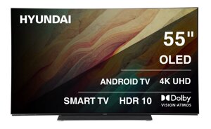 Телевизор HUYNDAI H-LED55OBU7700 4K Smart (Android) в Ростовской области от компании F-MART